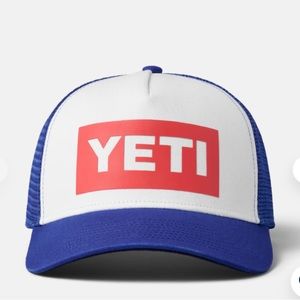 NWT! YETI American Logo Badge Trucker Hat